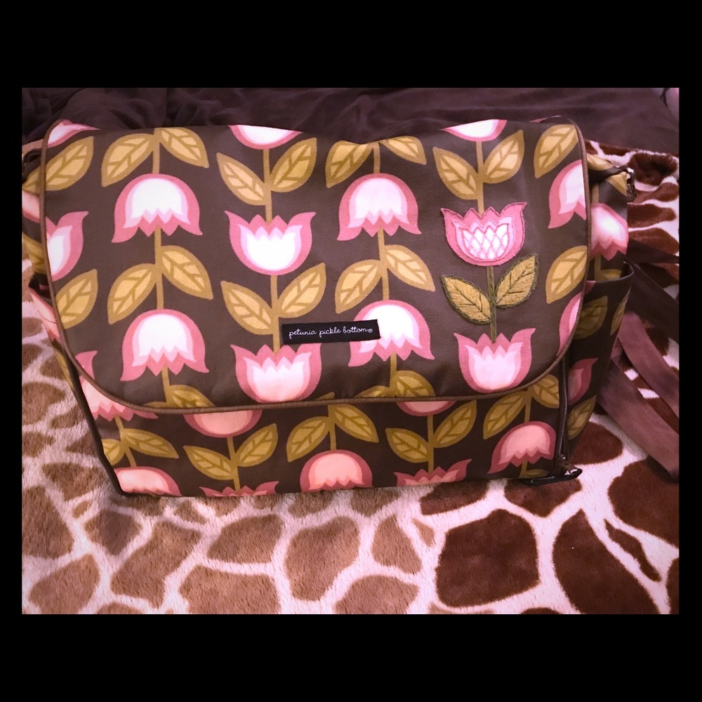 Petunia Pickle Bottom XL Diaper Bag w/extras